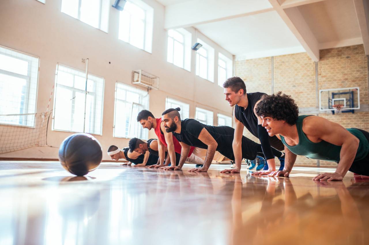 Gruppenfitness Turnhalle